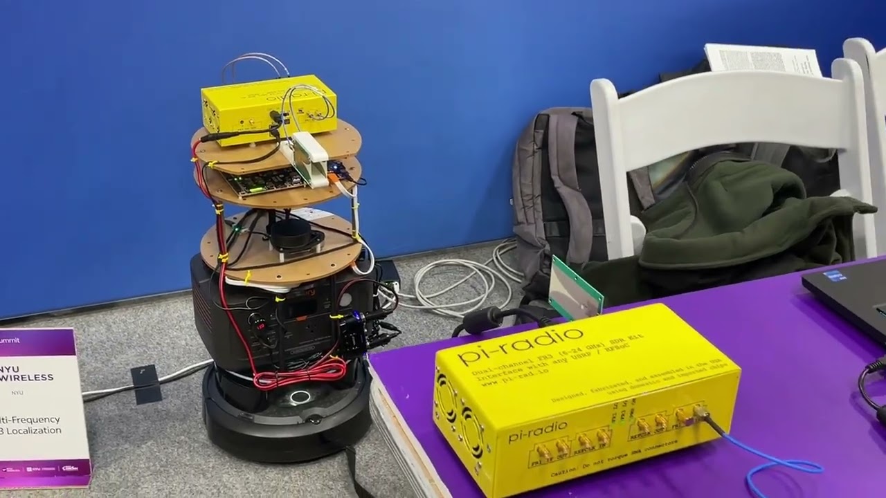 FR3 robotic localization demonstration at the Brooklyn 6G Summit 2025