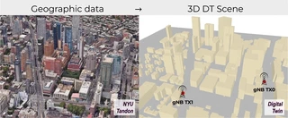 NYU Tandon geographic data and 3D digital-twin scene